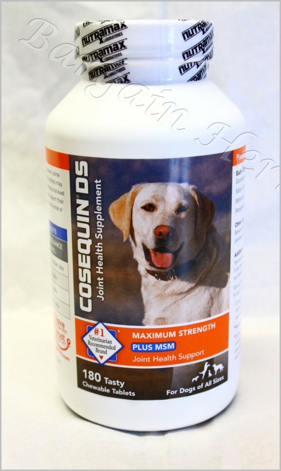 Cosequin Ds Plus Msm Max Joint Health 180ct For Dogs