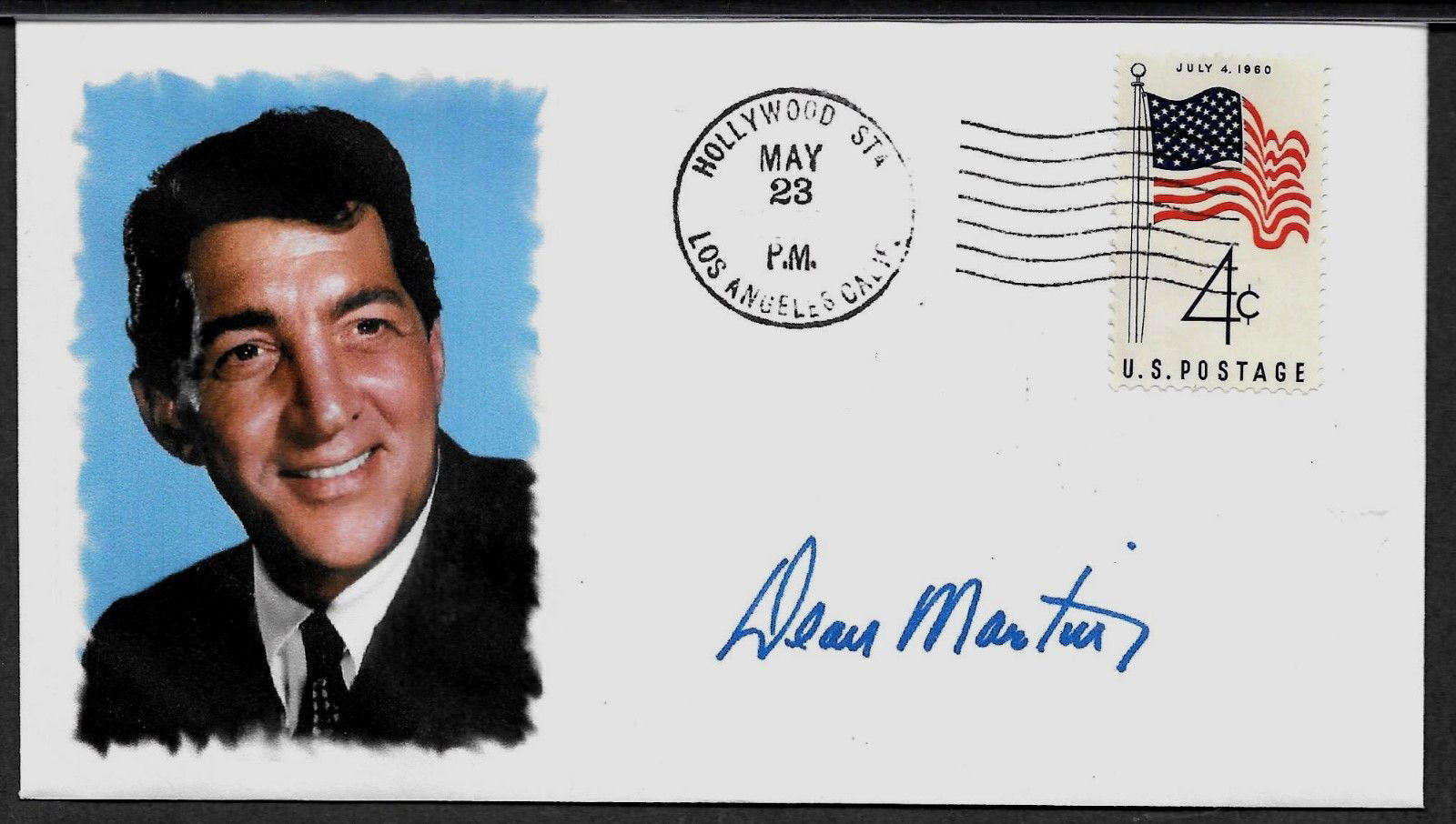 Dean Martin Rat Pack Limited Edition Collector's Envelope Repro Autograph *a980