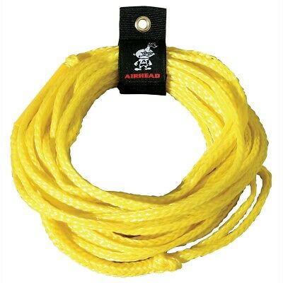 Airhead Yellow 1 Rider Ski Boat Tow Rope For Tube Toy Or Accessories Ahtr-50