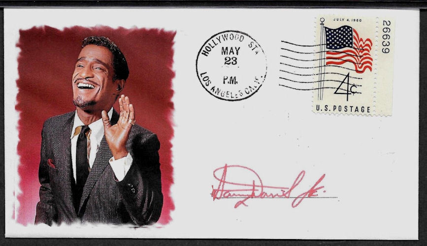 Sammy Davis Jr Rat Pack Limited Edition Collector's Envelope Repro Autograph 979