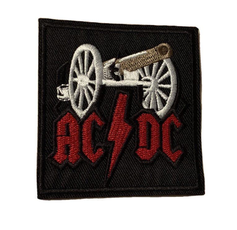 Ac/dc Embroidered Iron On 3 Inch Quality Ac Dc Rock Band Patch 🇨🇦 Seller!