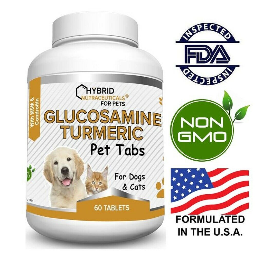 Glucosamine Chondroitin For Dogs, Turmeric, Msm, Hip & Joint Pain