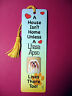 "lhasa Apso" A House Isn't  Home Tassel Bookmark (flag Gold Tassel) Sku# 24