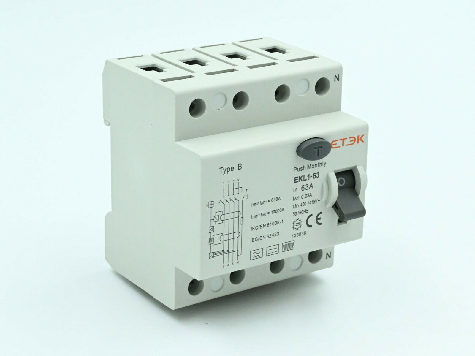 Fi-typ B Allstromsensitiv 63a 30ma For Wallbox From E Vehicles