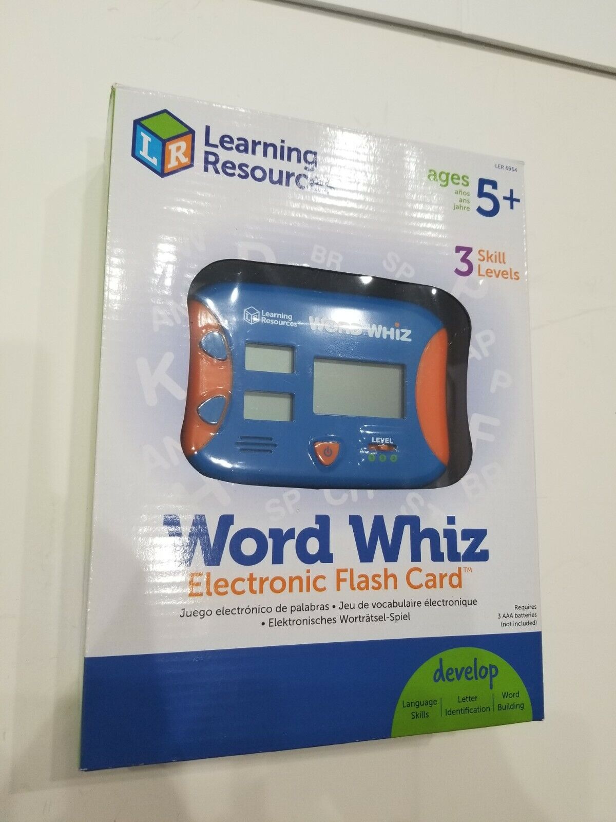 Brand New Word Whiz Electronic Flash Card Game. Learning Resources 5+ Kids Vocab