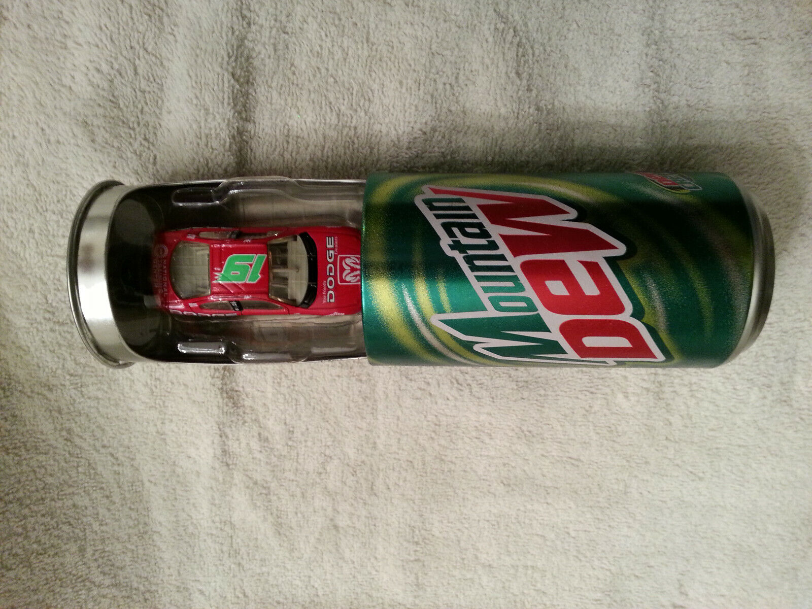 2001 Casey Atwood #19 Dodge Intrepid R/t In Mountain Dew Can 1:64 Die Cast