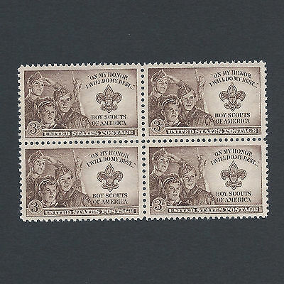 Boy Scouts - Vintage Mint Set Of 4 Stamps 71 Years Old!