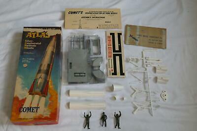 Original Vintage Comet Model Kit Atlas Ballistic Missile