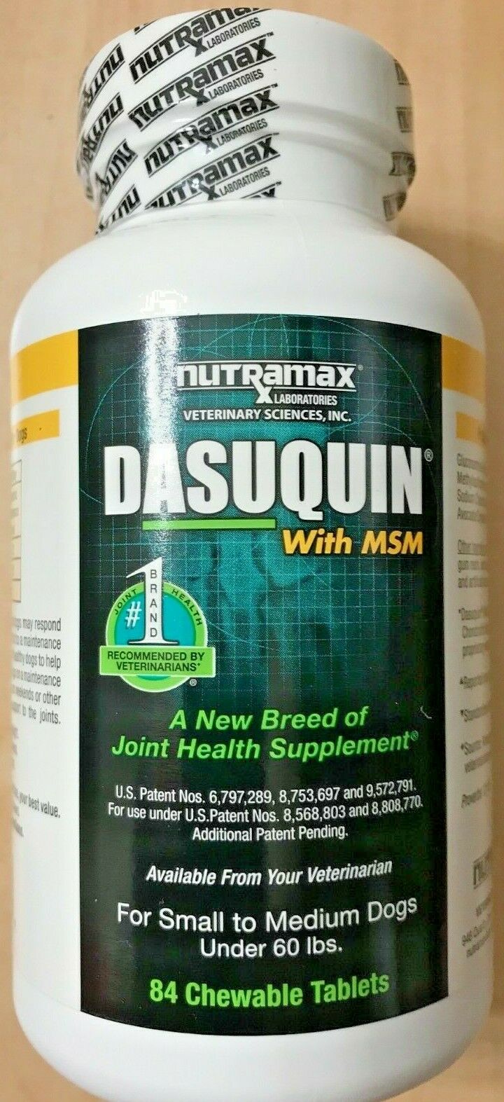 Dasuquin With Msm For Small To Medium Dogs 84 Chewable Tablets Exp 07/2024 & Up