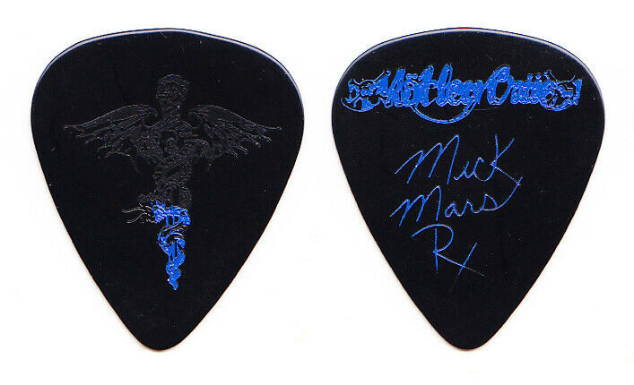 Motley Crue Mick Mars Signature Black Guitar Pick - 1989-1990 Dr. Feelgood Tour