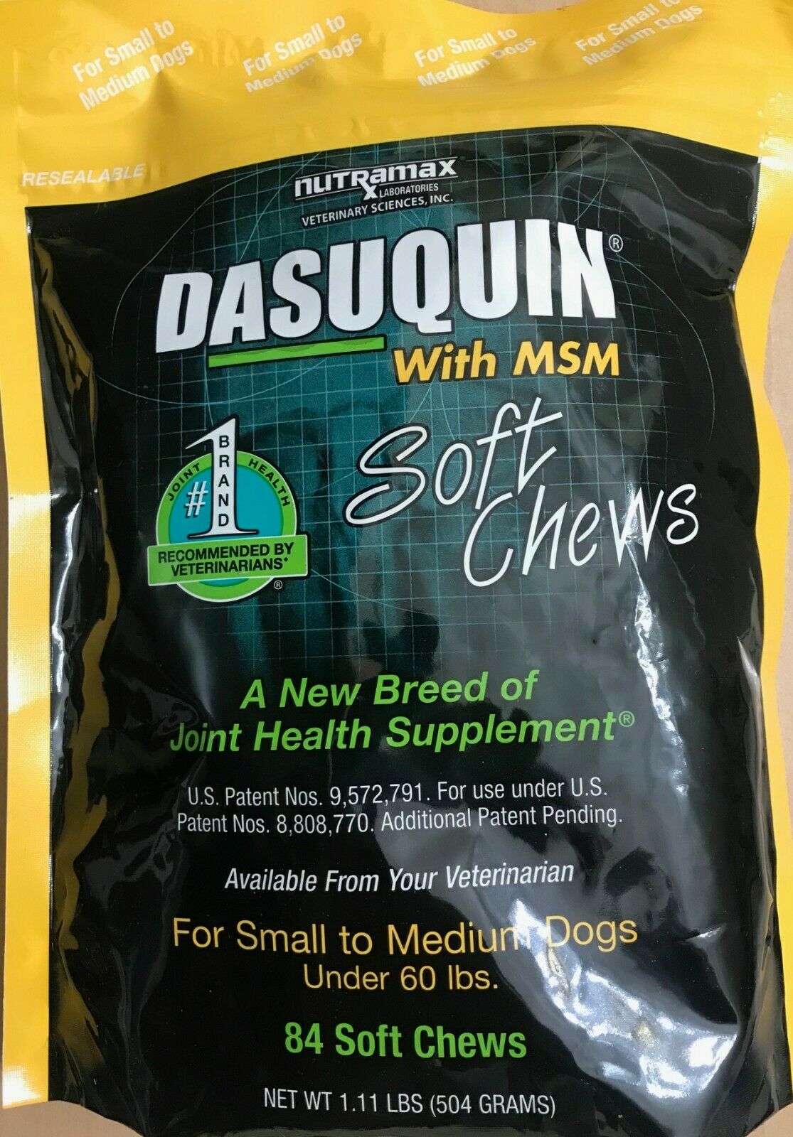 Nutramax Dasuquin 84 Soft Chews With Msm Small To Medium Dogs Under 60 Lbs