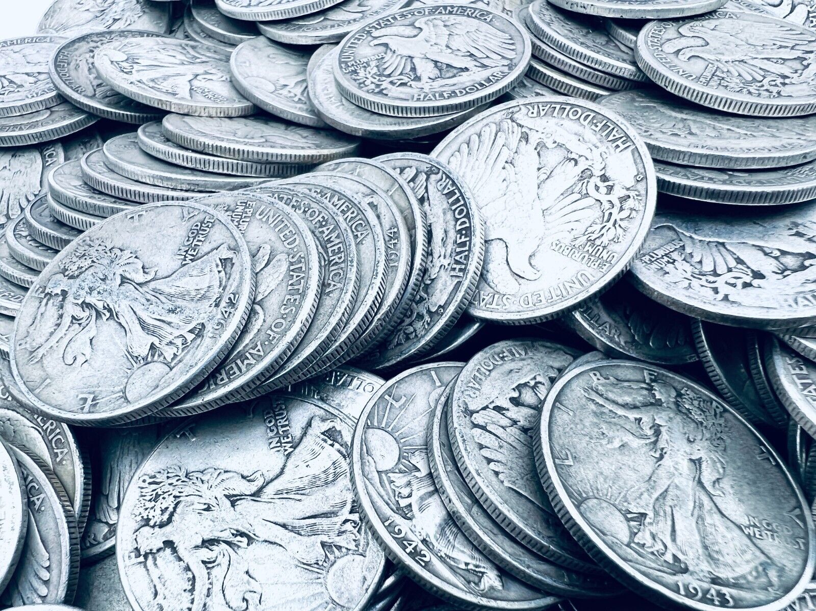 Walking Liberty Half Dollars 90% Constitutional "junk" Silver 1916-47 [lot Of 1]