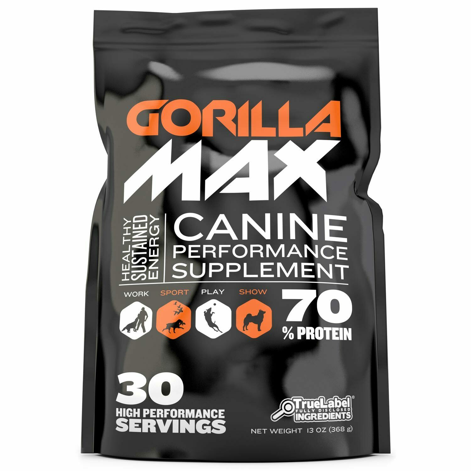 Gorilla Max Muscle Building Powder For Pit Bulls, Bulldogs, & Working Breeds