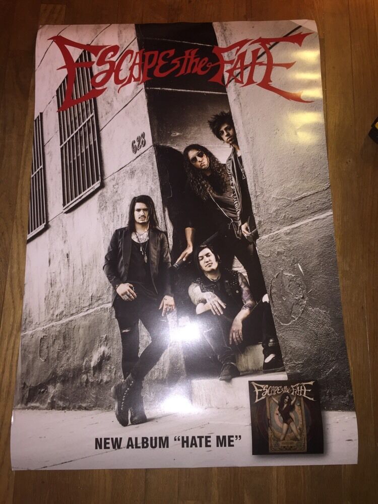 Escape The Fate Poster Hate Me Album 24" X 36" Music