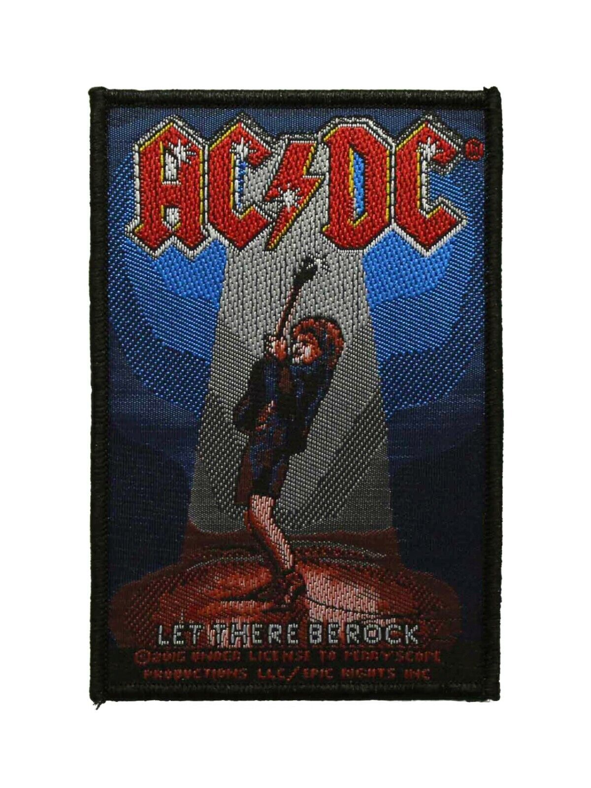 Ac/dc Let There Be Rock Woven Sew On Battle Jacket Patch - Licensed 090