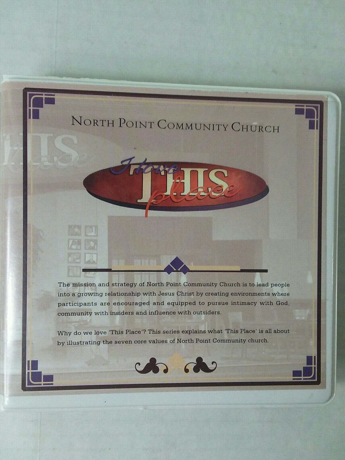 North Point Community Church  "i Love This Place"  7 Cd Set