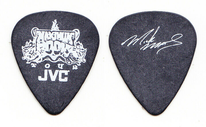 Motley Crue Mick Mars Signature Black Guitar Pick - 2000 Maximum Rock Tour