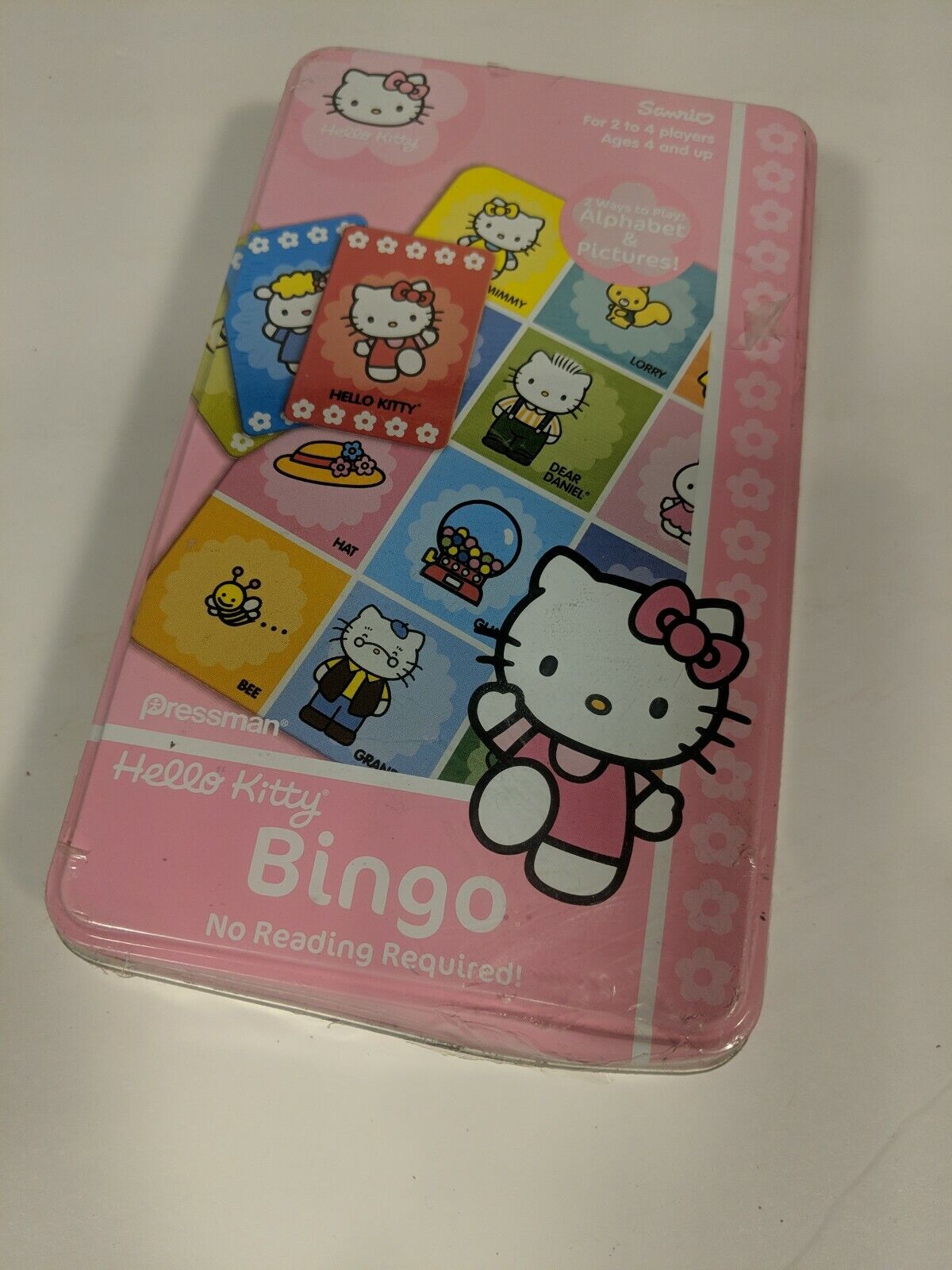 Hello Kitty & Friends Bingo-alphabet-abc Or Pictures Educational Game-sanrio-tin