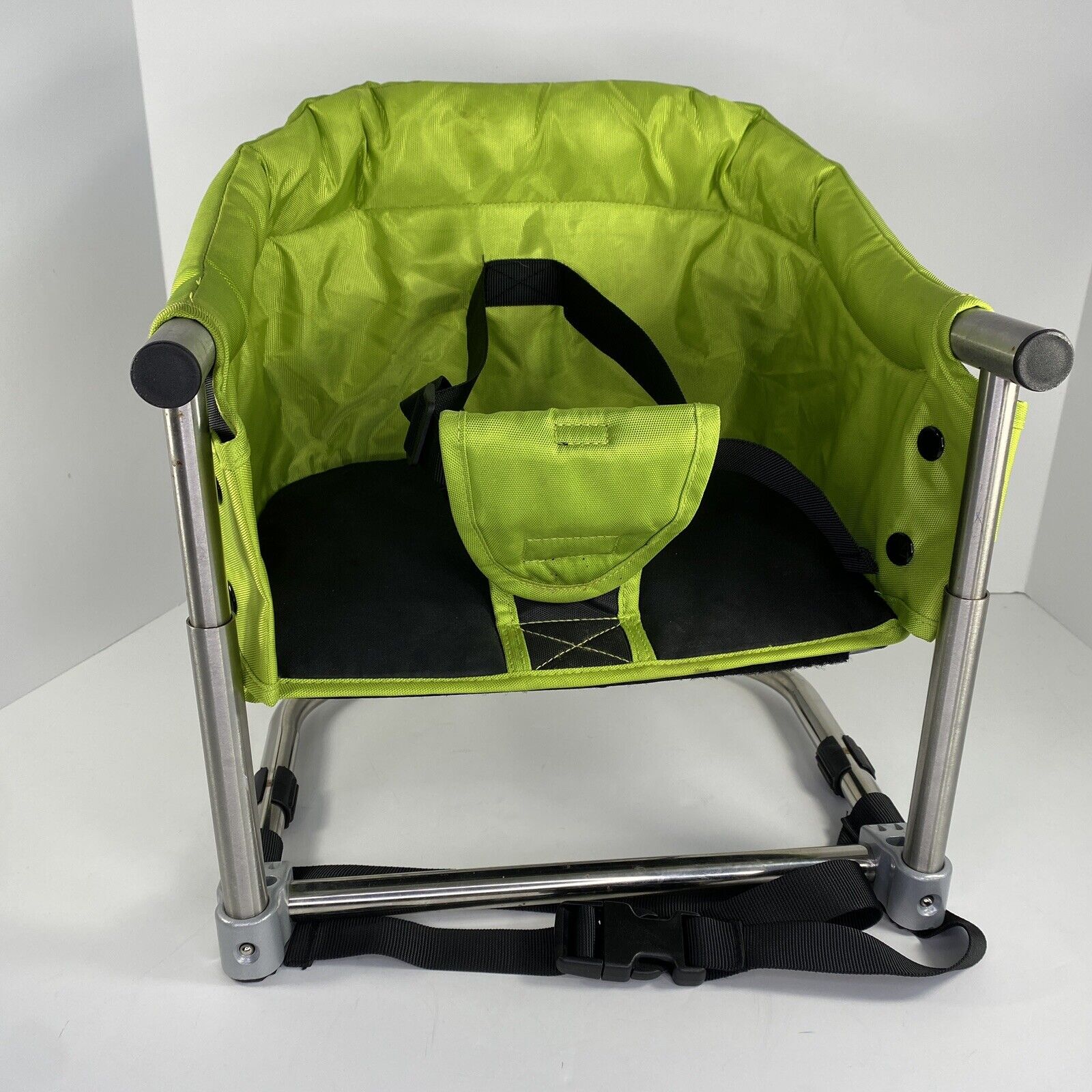 Toogel Green Booster Seat Or High Chair - Countertop Portable Collapsable Travel