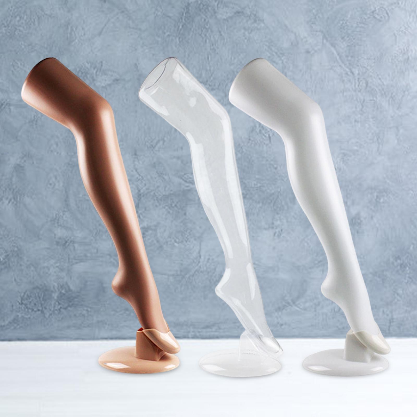 Free Standing Hosiery Mannequin Leg Long Leg Model For Commercial Showcase