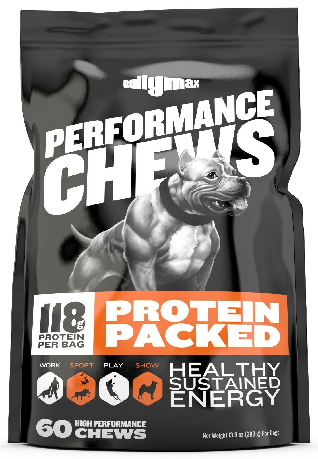Bully Max Chews (muscle Building Supplement For Puppies & Adult Dogs) — 60 Chews