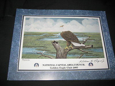 National Capital Area Council Golden Eagle Club 2003 Print Limited Editon   Eb06