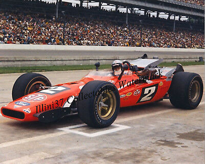Mario Andretti 1969 Indy 500 Winner Auto Racing 8x10 Photo