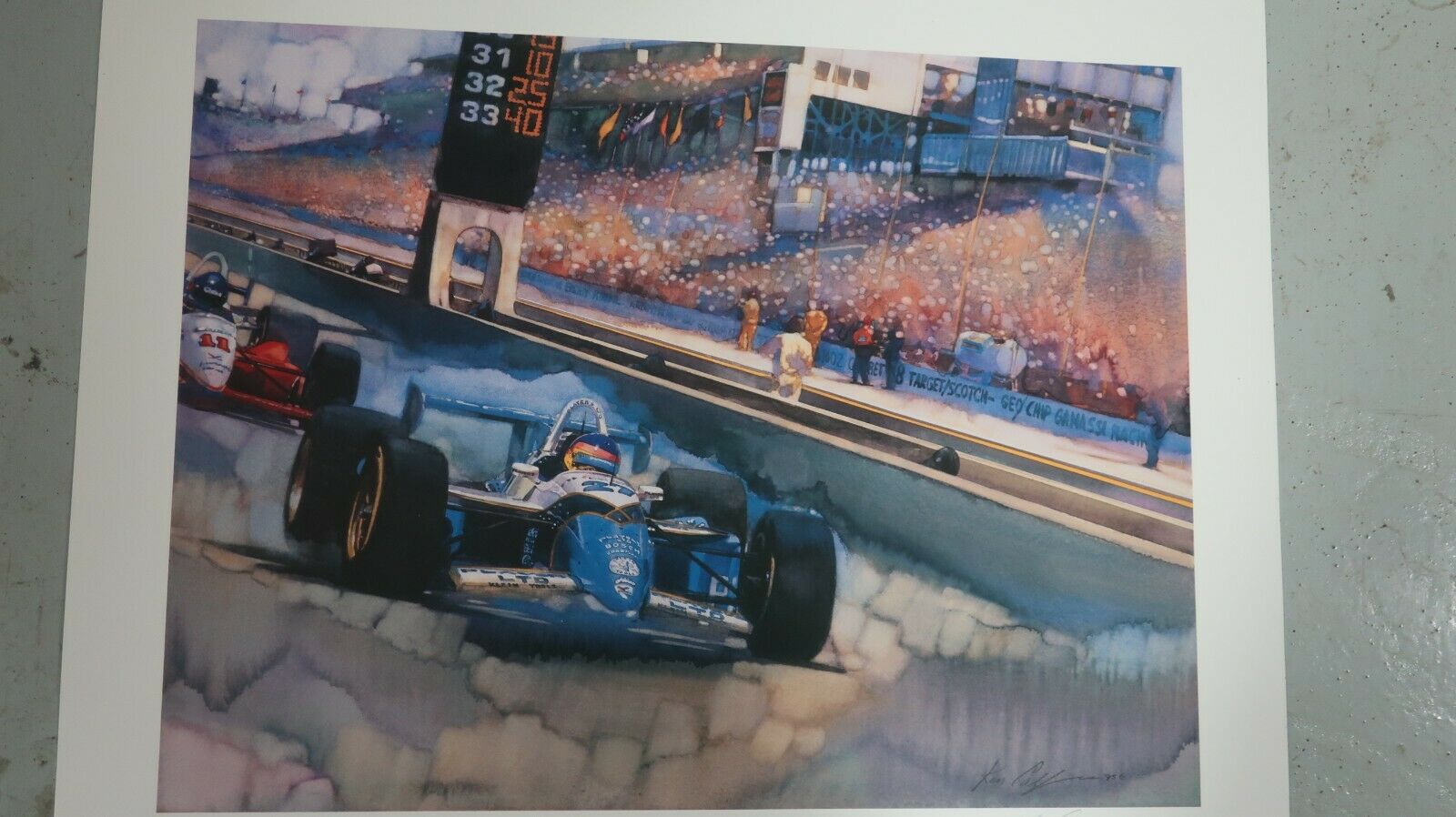 Jacques Villeneuve Signed 'the Longest Road', Indy 1995, Signed By Artist, Rare