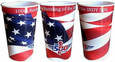100th Running Of The Indy 500 Patriotic Souvenir Cups - 4/set