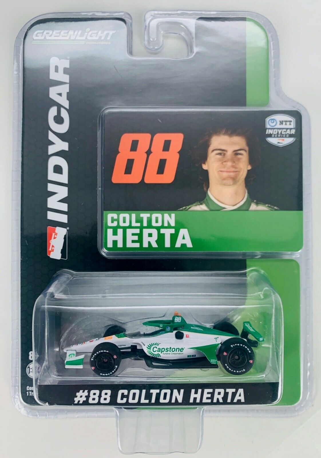 1:64 2020 Greenlight Colton Herta #88 Andretti Autosport Indycar Diecast